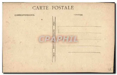 Buen recuerdo — tarjeta postal bordada con flor rosa — Fabricada en Francia — Reverso