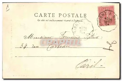 Sizun (Finistère) — Kostium bretoński — Cardinal, fot. Vaunes — Rewers
