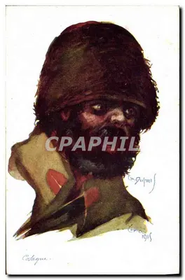 Porträt eines osmanischen Soldaten — Colaques — Verlag Paris Color, Nr. 152