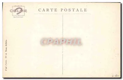 Porträt eines osmanischen Soldaten — Colaques — Verlag Paris Color, Nr. 152 — Rückseite