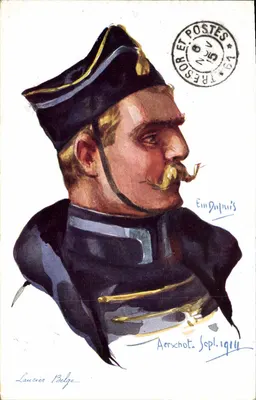 Lancier Belgijski — portret żołnierza belgijskiego — Ein Dulpin's