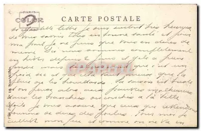 Infanterist Costaita — Oktober 1914 — Verlag Émile Repuis, Nr. 61 — Rückseite