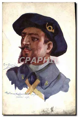 Portret żołnierza — Algérie — Wydawca Paris Color, nr 8