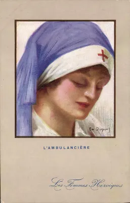 AMBULANCIÈRE — Heroiczne kobiety — Wydawca Paris Color, n° 39