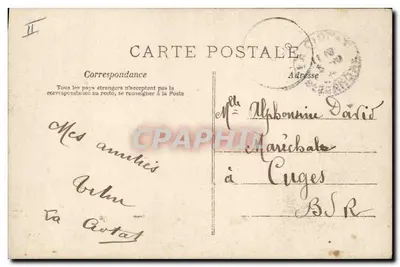 Casal amoroso — cena de vida — A. N. Paris, n° 489 — Verso