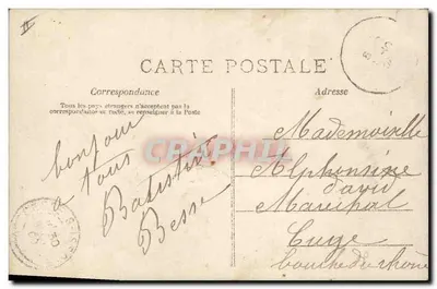 Cena de oficina — 'Ele canta, seu martelo rebote na bigorna / E Pierre, por um instante, para ao operário' — A.N. Paris, n°489 — Verso