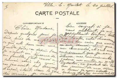 Flixecourt (Somme) — O Castelo — Editor: P. L. Goujon, n° 102 — Verso