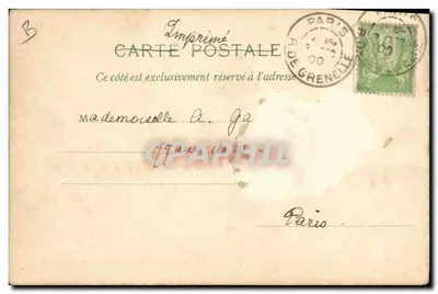 Monumentale ingang — Wereldtentoonstelling, 1900 — Marie de Pineon, Parijs — Achterkant