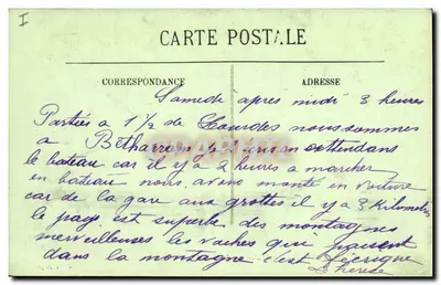 Caves of Bétharram — The Palace of the Fairies — Publisher LL. — Ziegler — Back
