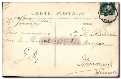 Luxeuil-les-Bains — Buffet de Órgãos — Edição Payen et Poulaiillon n°34 — Verso
