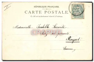 Pavilhões da Marinha Mercante — Exposição Universal de 1900 — Editor P. S. à D. Erkka, n° 488 — Verso