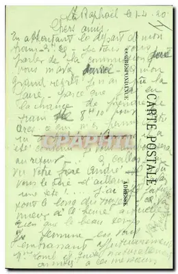 Agay — Farol da Baumette — I.L. — Verso