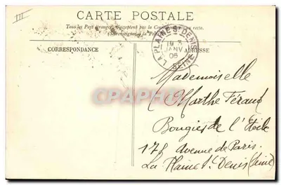 CAYEUX — Het Lighthouse en het Semafoor van het Nieuwe Bughon — LL. — Achterkant