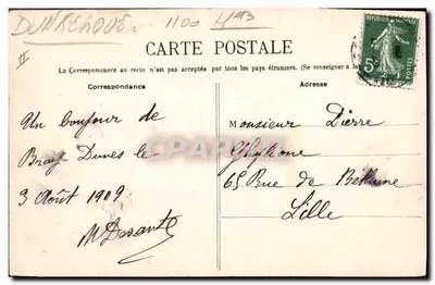 Zuydcoote - O Antigo Sémaphore — J.Y. editor — Verso