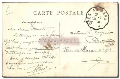 Riva-Bella (Calvados) — Sémaphore — B.F., Paryż — Rewers