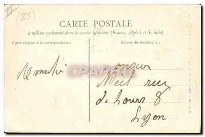 Arcachon — Semáforo visto desde el Cabo — Edición J. Garson, Arcachon — Reverso