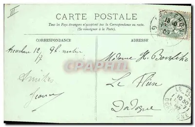 Cap Ferret — O Sémaphore — LL. — Verso