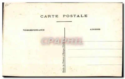 Fiori e nastro — Cartolina ricamata — Verso