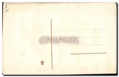 Santa Maria — buquê de rosas bordado — bilhete postal antigo — Verso