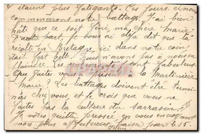 W Bretanii — Pierwsze Becquées — Zbiór Villard, Quimper — Rewers