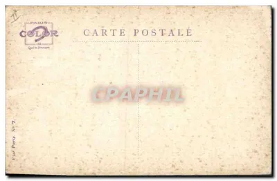 Montenegrinische Infanterie — 1914 — Verlag Paris Color, Nr. 7 — Rückseite