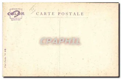 Infanterie Scottrite — Émile Dupuis, Oktober 1914 — La Baffie — Rückseite