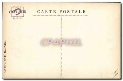 Porträt eines Mannes in einem roten Turban — Verlag Paris Color, Nr. 152 — Rückseite