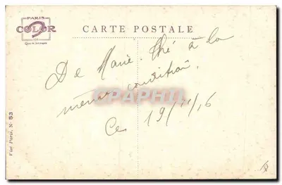 Bersaglieri (Italienisch) — militärisches Portrait — Em Dupuis — Rückseite