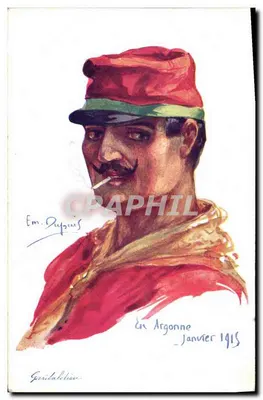 Soldat in der Argonne — Januar 1915 — Em. Puppius