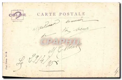 Soldat in der Argonne — Januar 1915 — Em. Puppius — Rückseite