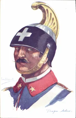 Drache (Salsen) — Schweizer Soldat im Uniform — Paris Color, Nr. 54