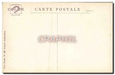 Infanterieoffizier (deutsch) — Karikatur — Em. Pubuis, Moulbeuge 1914 — Rückseite
