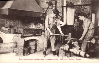 École Primaire Supérieure et Professionnelle - Bohain - Atelier - Forge
