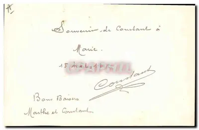 Sté Marie — Fiesta — CONSTANT.12. — Reverso