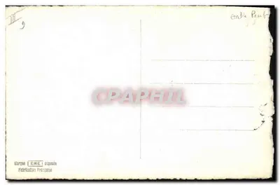 Escena invernal con pájaros — Tarjeta postal de Navidad — Editor: André Poub — N° 16 — Reverso