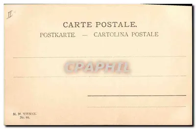Drie jonge meisjes — illustratie — M. M. Vienne, n° 85 — Achterkant