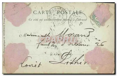 Arcy-sur-Cure — Les Grottes, le Pilier Double — Marcel Passard, kolekcja ND. Phot, n°15 — Rewers