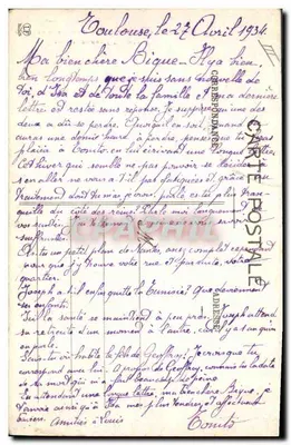 St-Bertrand-de-Comminges — L'Orgue — 1ª serie, n. 427 — Verso