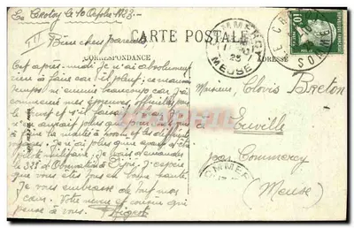 Le Crotoy — O Fogo da Maré — LL. — Verso