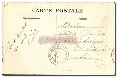 Alençon (Orne) — Sąd Handlowy — ulica Berceail — A. M. F. wydawca, nr 55 — Rewers