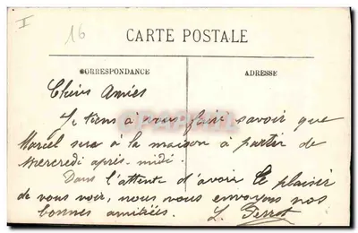 Angoulême — Pałac Sądowy — N.G. n°45 — Rewers