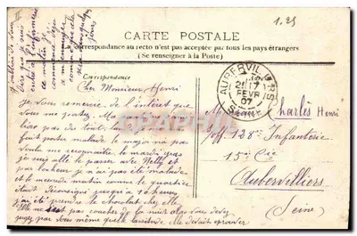 Amiens — Palazzo di Giustizia — L. Caron, Fot. edit Amiens - Placche Lougla, n°377 — Verso