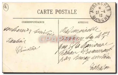 Avranches — Pamiętnik Pamięci — n°10 — Rewers
