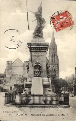 Мулин — Памятник воинам 1870 года — Е. Дезьярдин, издатель