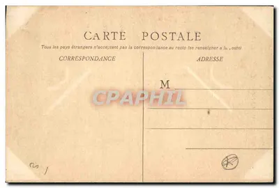 Дол — Памятник участникам войны 1870-71 — E. F. Chalon-Saône, №43 — Оборотная сторона