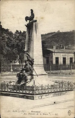Бар-ле-Дюк — памятник 'Детям Мёза' — LL