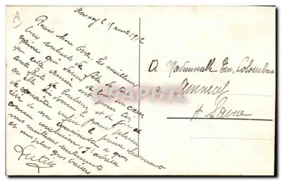Bouquet de flores azules — Feliz cumpleaños — edición anónima — Reverso