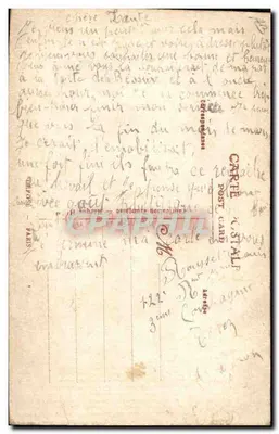 Fioritura — motivo ricamato — Cartolina d'epoca C.P.A.P.H.I.L. Parigi — Verso