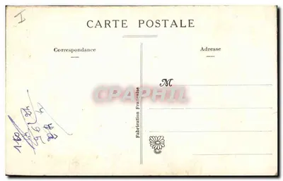 Buon Compleanno — fiori ricamati — Fabbricazione Francese — Verso
