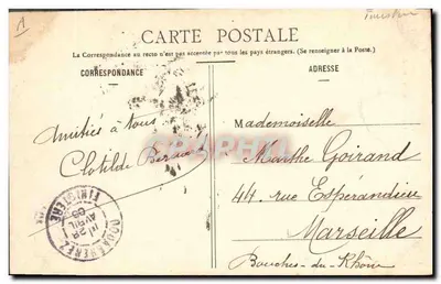 Z D'Audierne do Douarnenez — Ubranie robocze — N° 133 z kolekcji G. J. B. de Nantes — Rewers